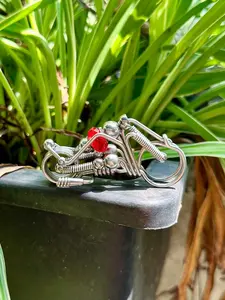 [NEW] Handcrafted Wire Wrapped Harley Motor Keychain, Unique Gift with Colorful Crystal Charm