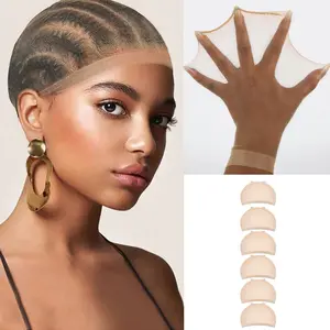 6PCS/12PCS/24PCS HD Wig Cap, Wig Caps Ultra Thin, Transparent Wig Cap for Lace Front Wig Stretchy Nylon Wig Caps for Women