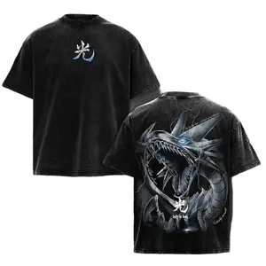 Vintage Blue Eyes White Dragon T-Shirt Hoodie & Sweatshirt in Acid Wash – Classic Yu Gi Oh Anime Manga Graphic Tee, Yugioh Streetwear Shirt, Soft Heavy Cotton Unisex Top, Retro Oversized Manga Apparel, Perfect Fan Gift Merch