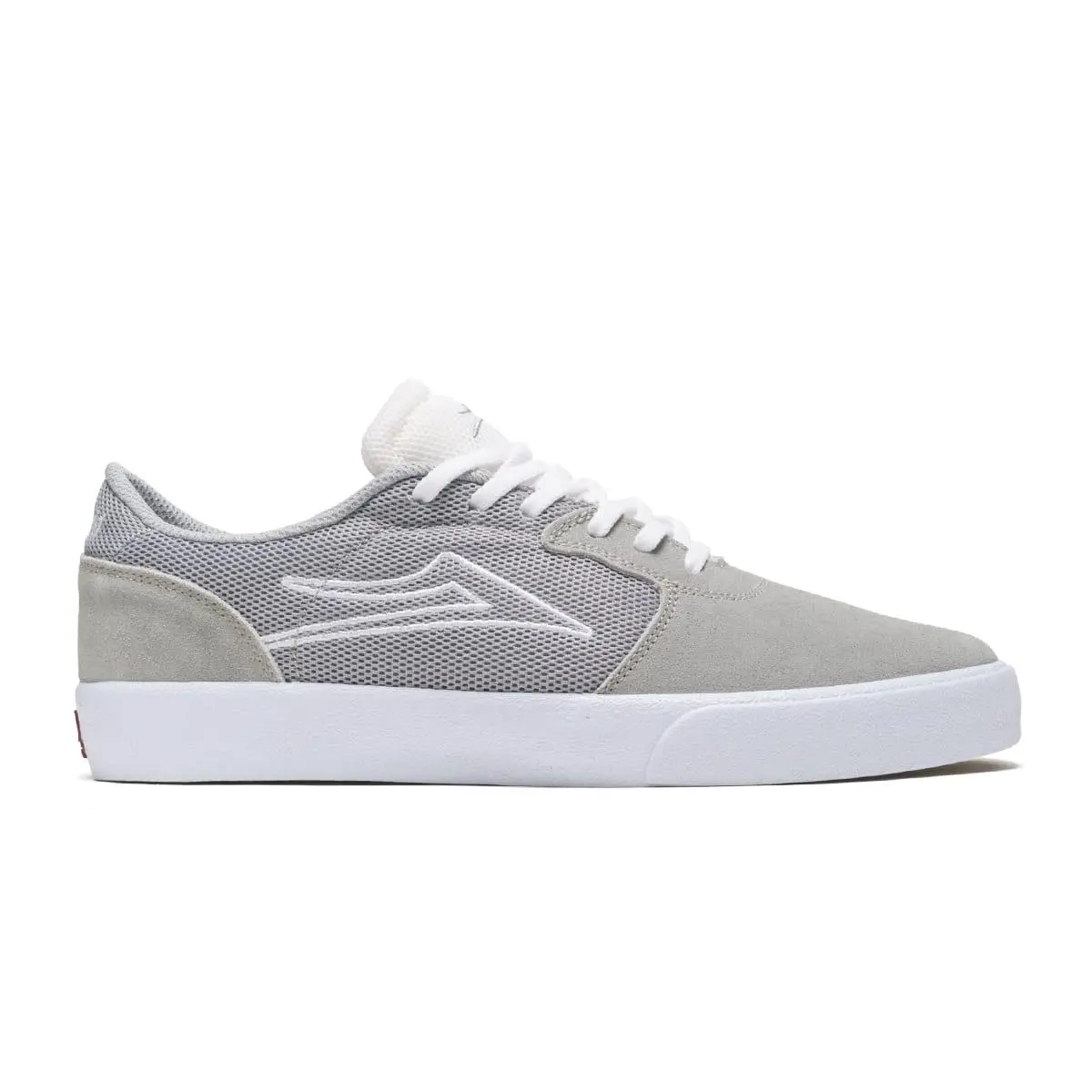 Lakai Skateboard Shoes Cardiff Light Grey Suede