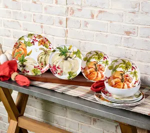 Home Reflections 12 Piece Melamine Dinnerware Set