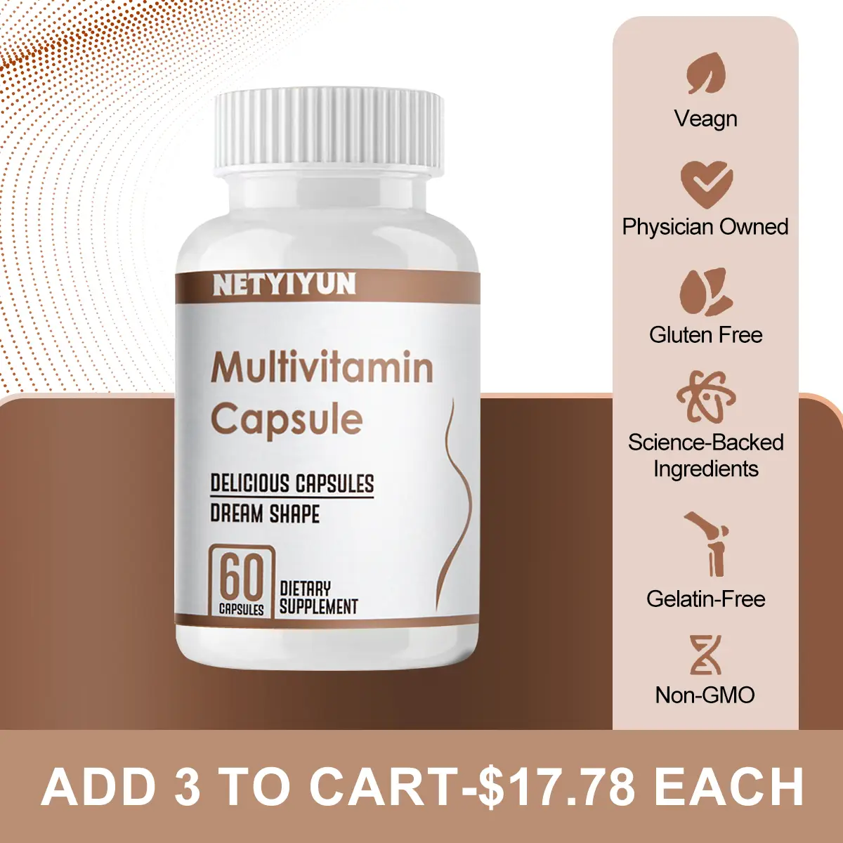 Workout Aid -Support Capsules - Support Supplement - Multivitamins Healthcare Fitness