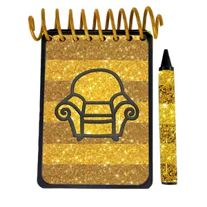 Handcrafted Handy Dandy Golden Notebook