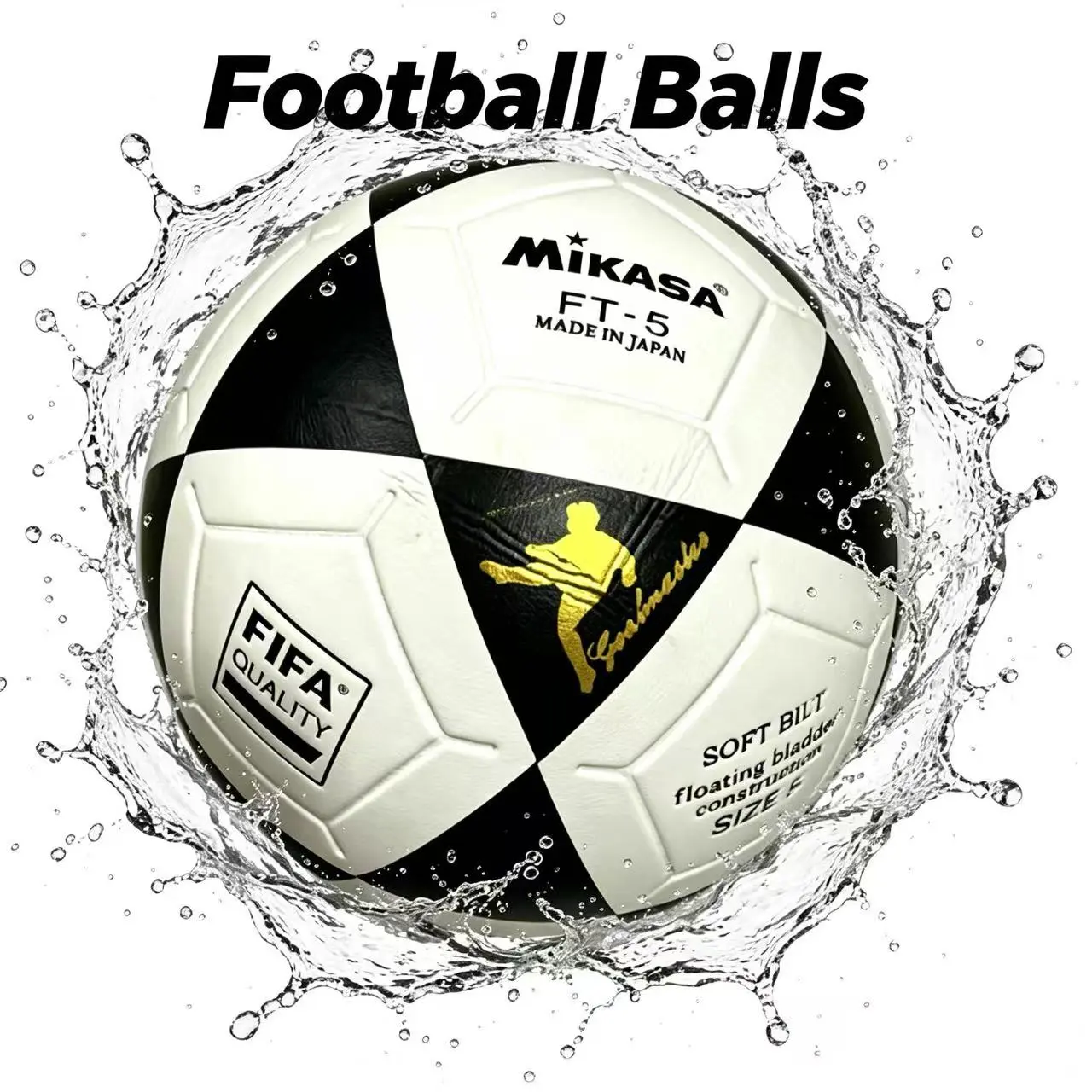 FT5A Top Soccer R&D Achievement Football, Mini Block Design Team-Use Football Equipment, Volleyball-Compatible Soccer Training Gear, Soccer Training Equipment