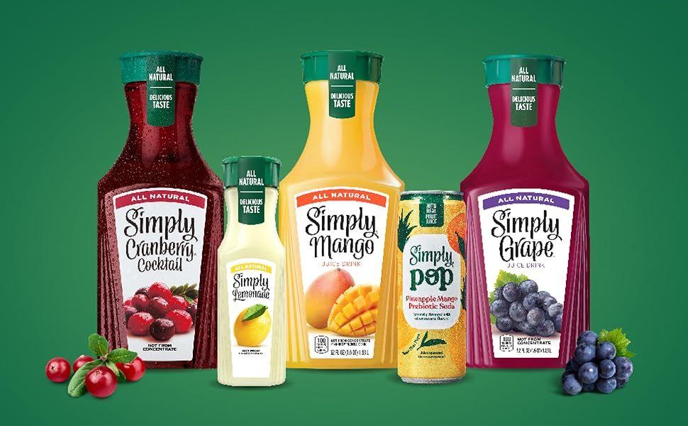 Simply Lemonade with Strawberry, 52 Fl Oz Bottle