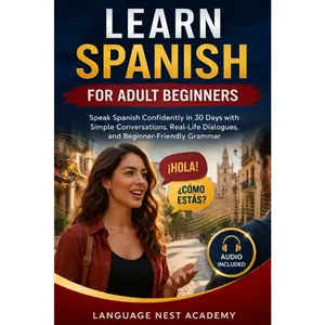 Learn Spanish for Adult Beginners: Speak Spanish Confidently in 30 Days with Simple Conversations, Real-Life Dialogues, and Beginner-Friendly Grammar Paperback – March 28, 2026