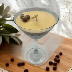 Coffee Martini Candle - Decorative Lighting for Home Decor & Freshener - Perfect Gift for Ornaments -