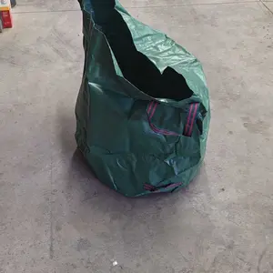 VEVOR 3-Pack 72 Gallon Reusable Yard Waste Bag,  Large Lawn Garden Bags, Heavy Duty Collapsible Garden Leaf Trash Container, Stand-Up Grass Clipping Bin, with Reinforcement Ring and Handles, 26.4x30 in