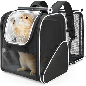 Backpack Carrier,Breathable  Carrier Large Space Bubble Pet Backpack for Kitty Small ,Expandable Bubble Pet Carrier for Hiking, Walking,Travel