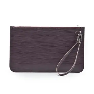 Pre-owned Louis Vuitton canvas Shoulder Bags $2640 Epi Neverfull MM Quetsche Pochette