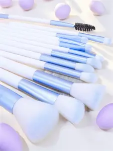 Professional Soft Makeup Brush Set - 12-Piece High-Quality Bristles Ergonomic Design for Beginners & Professionals