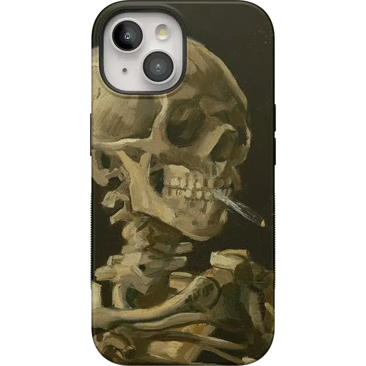 Casely iPhone 15 Case | Van Gogh Museum | Skull of a Skeleton | Bold Protective Design | Compatible with MagSafe