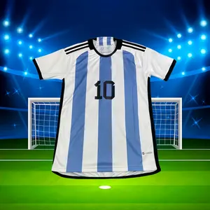 2022 Home and Away #10 Blue and White Messi Soccer Jersey