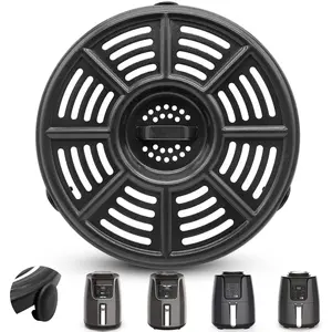 Air Fryer Replacement Tray For 4 Qt Af101  8.2'' Food Grade Grill Pan Crisper Plate Accessories Rack Parts Xl 5.5 Af150 Max Quart Af161