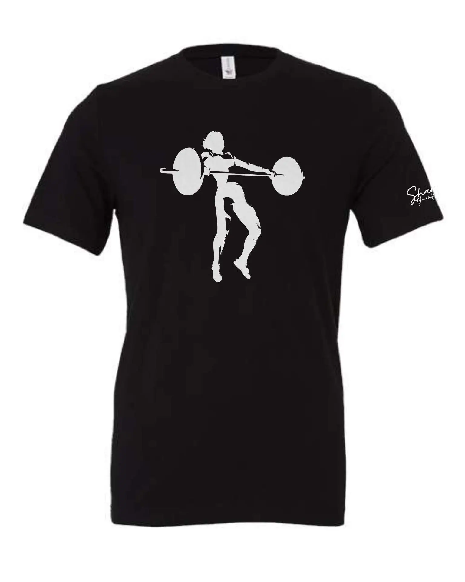 Snatching T-Shirt White on Black