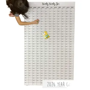 2026 Vertical Yearly Calendar