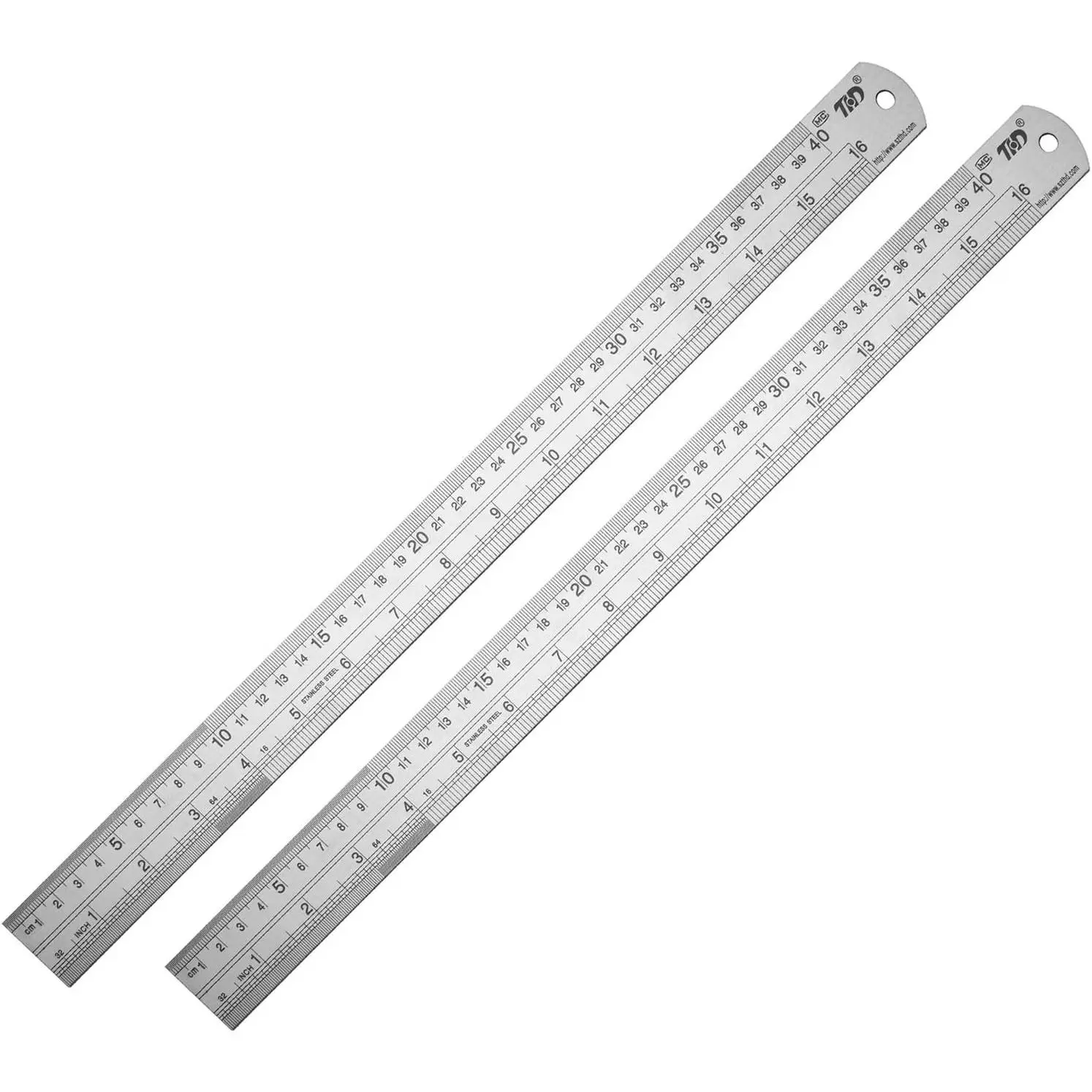 Ruler Metal Straight Edge Stainless Steel Ruler 16 Inch Ruler Set ...