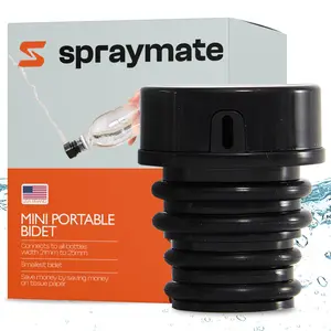 Portable Bidet for Women & Men - Travel Bidet for Camping, Toilet & Hiking | Compatible with Most Bottles | Ultralight 12g | USA Brand – Spray Mate MINI