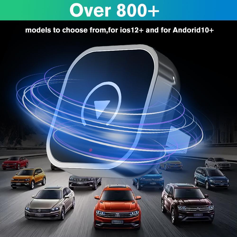 Wireless CarPlay Adapter Plug Play for iPhone-Android, Convert Wired to Wireless CarPlay, Fast Stable Connection, Compatible with Built-in CarPlay Cars,for Valentine’s Day Gift