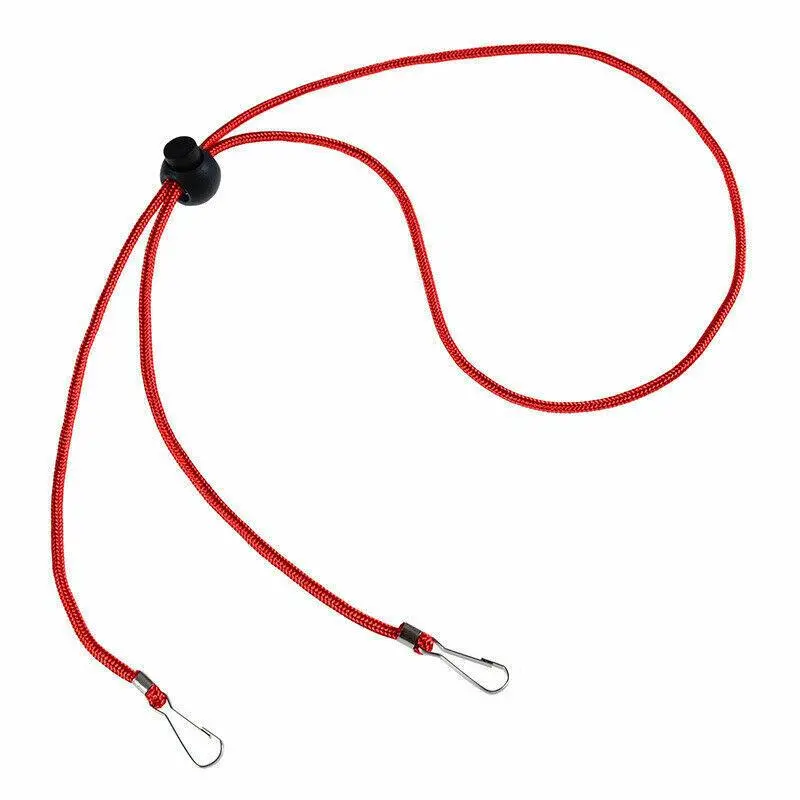 Random Color Anti-Lost Neck Lanyard Strap with Clips, Adjustable Mask Glasses Holder Rope, Anti-Slip Neck Strap for Students Kids Glasses Face Mask