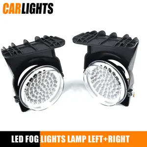 Lights Lamps Left+Right  Fit For 2003-06 GMC Sierra 1500 2500 3500 Full LED Fog