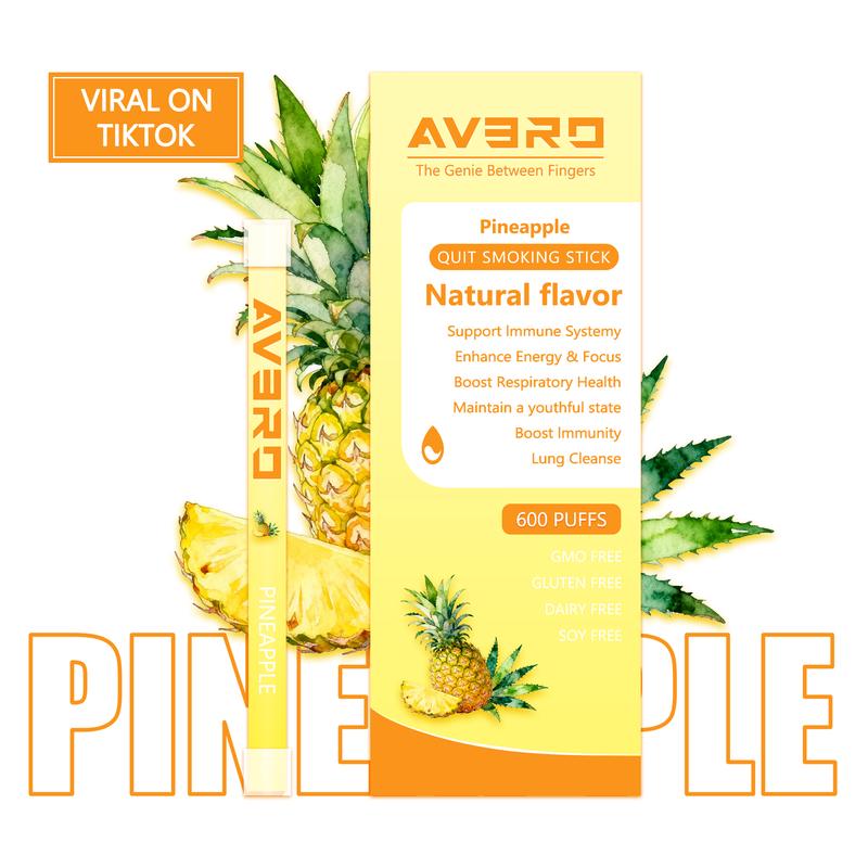 AVERO Watermelon Strawberry Pineapple Mint Melatonin Diffusion Pen Natural Aromatherapy Therapy Cleanses Lungs Improves Breathing Boosts Energy Enhances Immunity - Aromatic Woody
