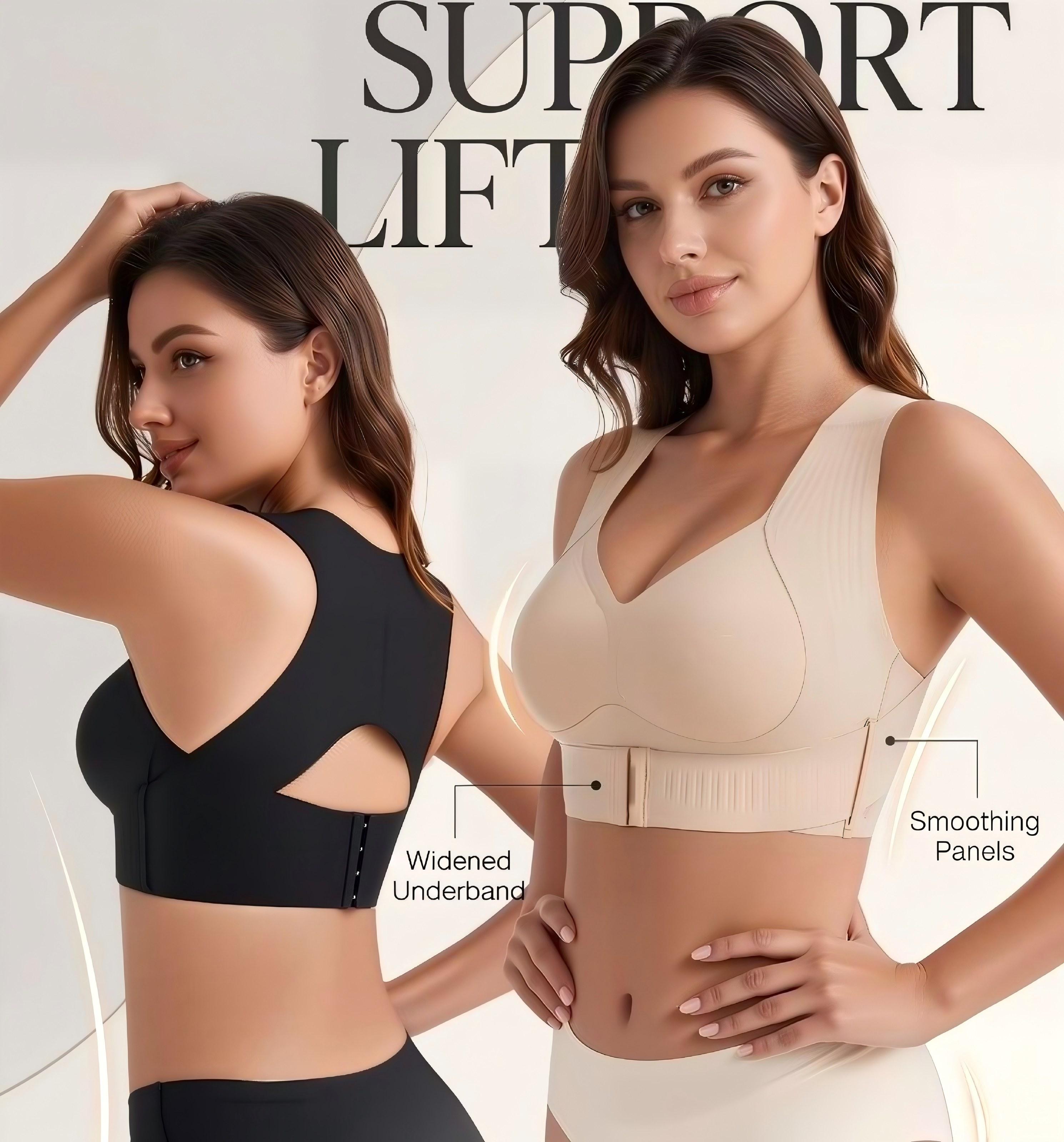【Postural correction】Women’s Beige Wireless Bra, Soft Breathable Non-removable Moulded Cups, Yoga Fitness Sportswear for Gym & Daily Training Posture Shaping Bra 【Postural correction】Women’s Beige Wireless Bra, Soft Breathable Non-removable Moulded Cups, Yoga Fitness Sportswear for Gym & Daily Training Posture Shaping Bra