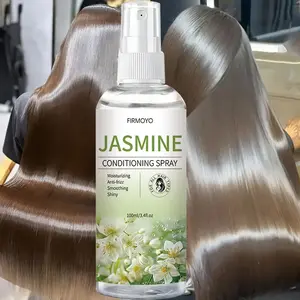 Long-Lasting Jasmine Scented Hair Spray, Keratin Deep Care, Nourishes Damaged Hair, Fresh Fragrance, Ideal for Dates and Daily Use, Lightweight and Portable