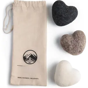 Big Heart    Dryer Balls for Laundry 3-Pack XL,  Balls Replaces Dryer Sheets and Shorten Drying Time.