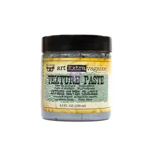 Art Extravagance- Texture Paste - Antique Silver Crackle 8.45oz (250ml)