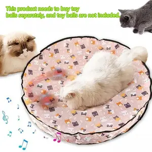 Interactive Cat Toy Hunting Hood Pet Toy, Self-Entertainment Stress Relief, Fun Kitten Plaything, Durable & Engaging Design