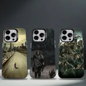 TWD T-The Walking Dead Phone Case For iPhone 16,15,14,13,12,11,8,7,Pro,Max,Plus,Mini,XS,SE Anti Fall Black Matte Hard
