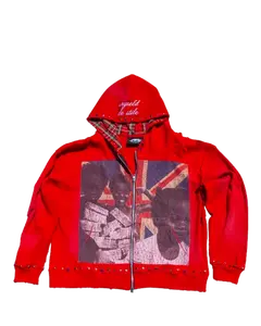 UNYIELD PAPERCHASIN ZIP UP "RED"