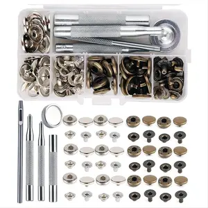 Leather Working Kit Leather, Leather Working Tools,Prong Punch Sets, Storage Box for Stitching Punching Cutting