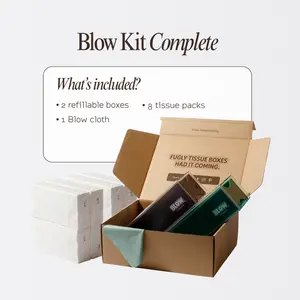 Blow Kit Complete (2 boxes + 8 tissue packs)
