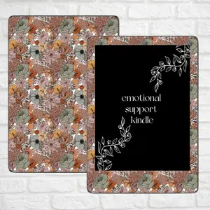 Boho Flowers Kindle Skin | Removable Kindle Skin | Kindle Decal | Kindle/ E-Reader Accessory | Bookish Gifts