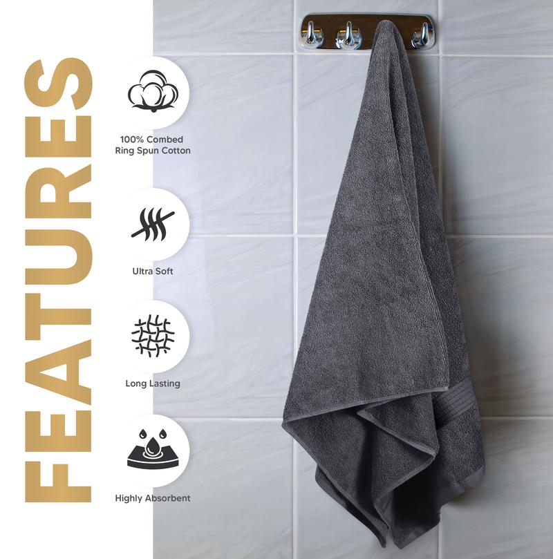 Utopia Towels 4 Pack Bath Towels, 27x54 Inches, 100% Ring Spun Cotton, Quick Dry & Soft, Highly Absorbent, Durable, Perfect for Daily Use Set Light sheet Premium Washcloth Utopia Towels 4 Pack Bath Towels, 27x54 Inches, 100% Ring Spun Cotton, Quick Dry & Soft, Highly Absorbent, Durable, Perfect for Daily Use Set Light sheet Premium Washcloth