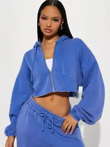 On The Go Fleece Pant Set - Blue