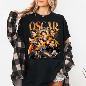 Oscar Piastri Vintage T-Shirt, Gift For Woman and Man Unisex T-Shirt
