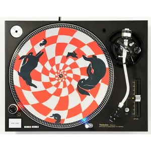 DJ Down The Rabbit Hole Vinyl Memorabilia 12" inch Slip Mat Turntable Slipmat DJ Platter Pad x1