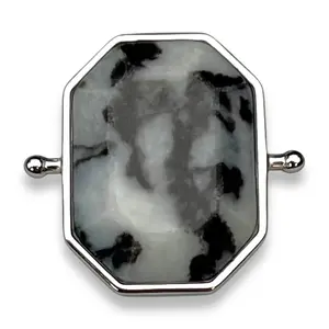 Zebra Jasper Octangle Crystal Element