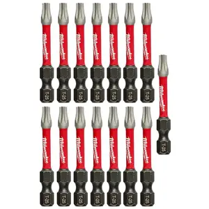 SHOCKWAVE Impact Duty 2 In. T25 Torx Alloy Steel Screw Driver Bit (15-Pack)