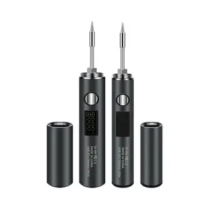 Portable Wireless Digital Display Soldering Iron for Welding and Repair, Mini Household Plastic Sticker Set