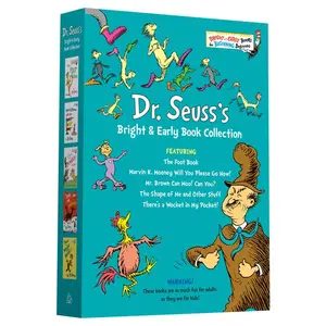Dr. Seuss Bright & Early Book Boxed Set Collection: The Foot Book; Marvin K. Mooney Will You Please Go Now!; Mr. Brown Can Moo! Can You?, the Shape of -- Dr Seuss - Hardcover