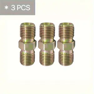 3 pieces1/4-Inch by 1/4-Inch Hose Connector Fitting for Airless Paint Spray Guns