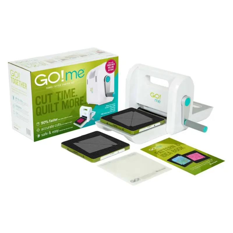 AccuQuilt GO! Me Portable Manual Fabric Cutter Die Cutting Machine