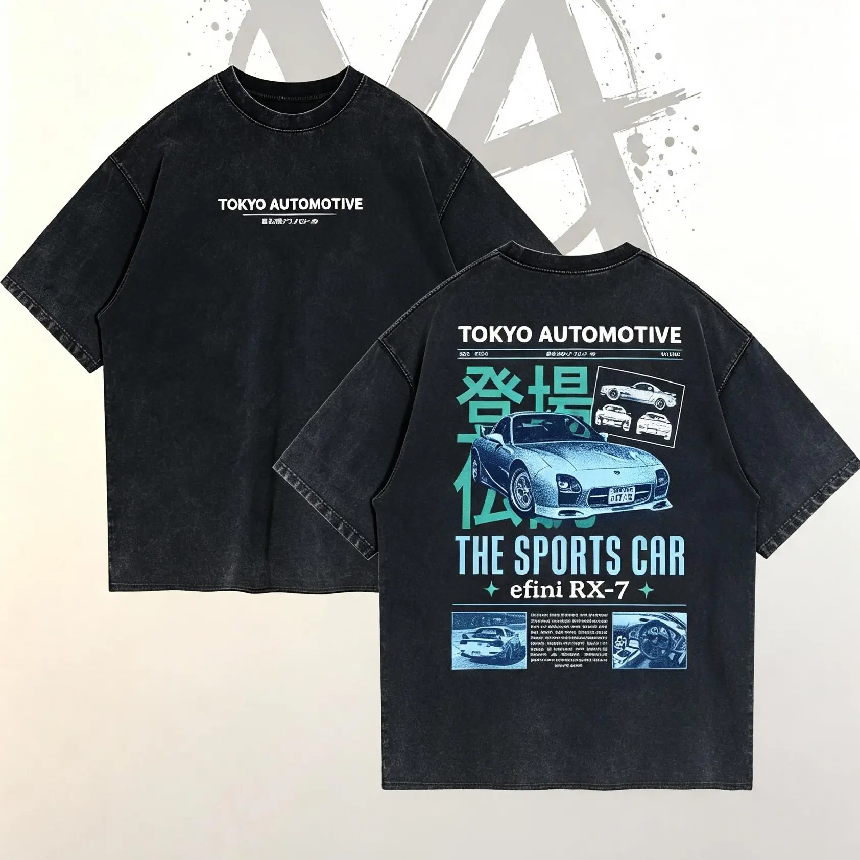 [AVT]Tokyo Automotive | Mazda RX7,Retro JDM tee,JDM automotive apparel,unisex racing play classic car show, muscle car guy meet part lover,casual regular fit car merch,high-performance equipment tee,dirt bike fan gift,funny student shirts gym