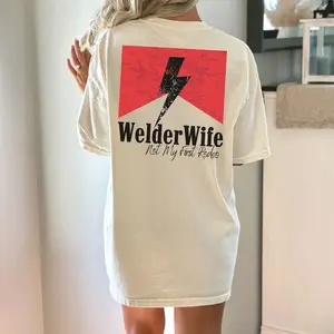 Welders Wife Graphic tee for Welder Wife, Blue Collar Wife, Welder, Welders Wife, Welder Shirt, Welder Wife