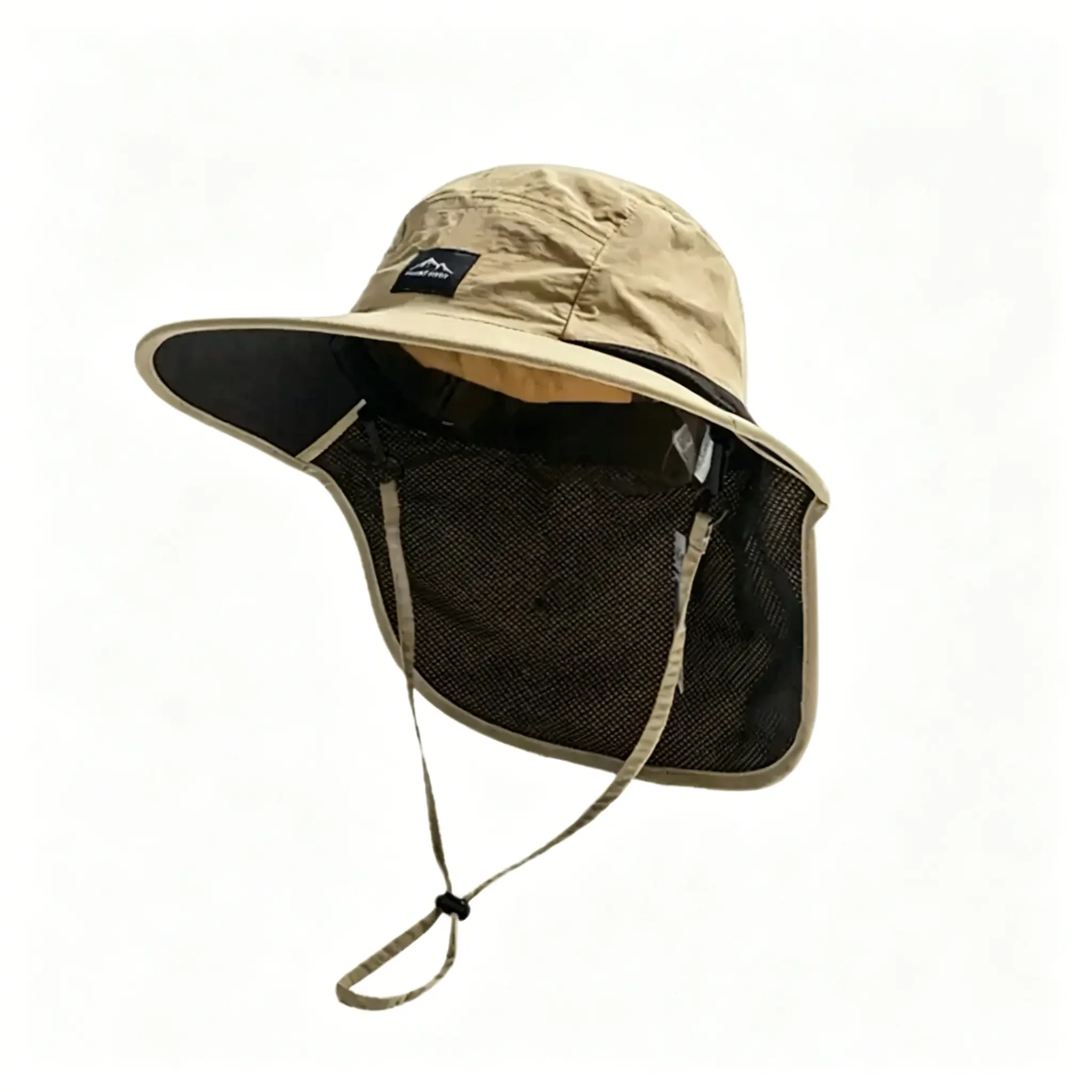 Unisex Outdoor UV-Resistant Sun Protection Fisherman Hat with Neck Flap - Parent-Child Style, Ideal for Camping, Hiking