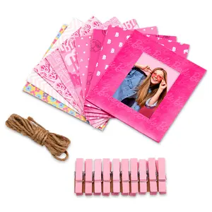 Barbie x Kodak Colorful & Decorative Barbie-Themed Paper Frames for 2x3” Photo Projects Magnetic